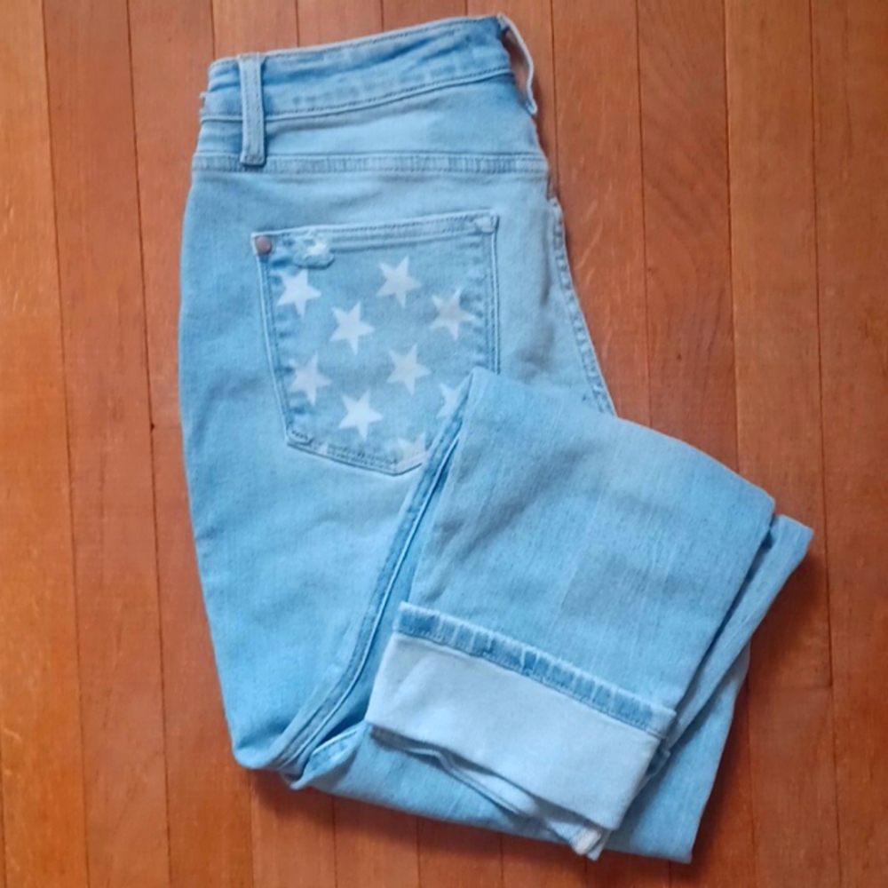 Judy Blue Boyfriend Flag Jeans